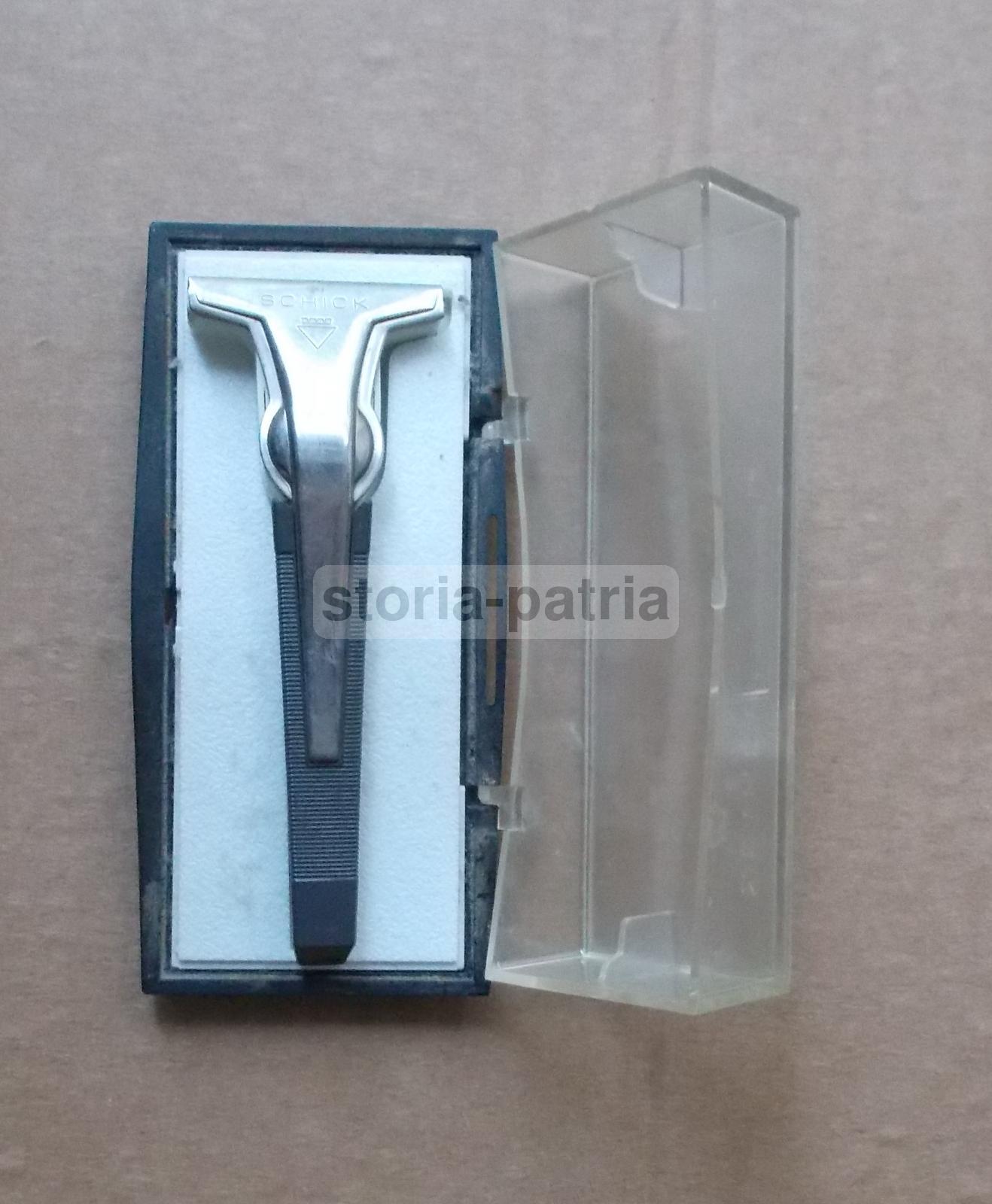 Rasoio Da Barba Schick Vintage Tedesco Anni '60 Con Astuccio