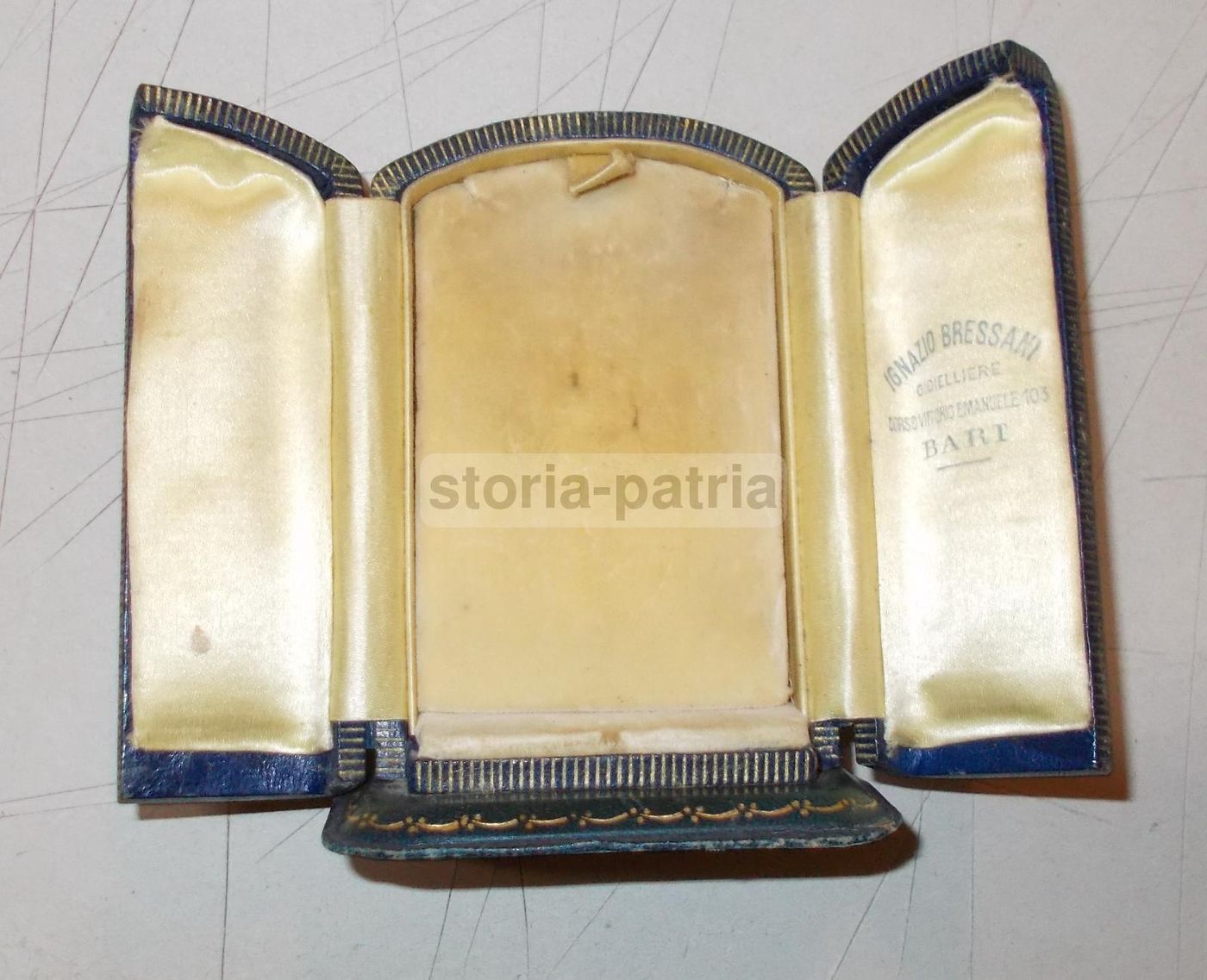 Astuccio Antico Oreficeria Bressani Bari Fine '800 Primo '900