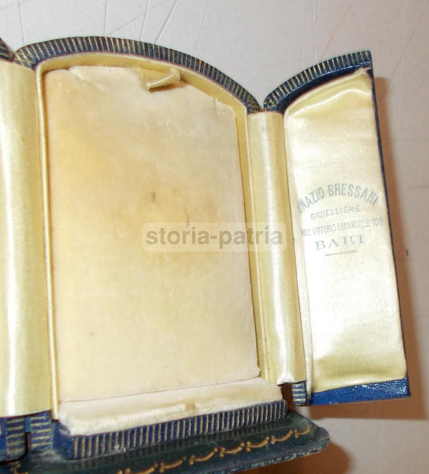 Astuccio Antico Oreficeria Bressani Bari Fine '800 Primo '900