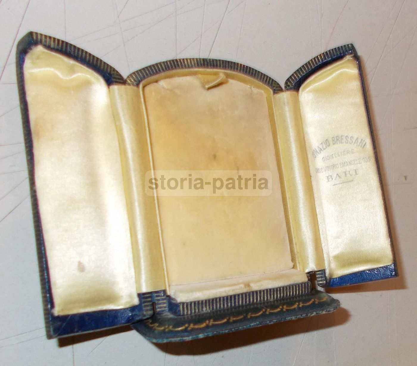 Astuccio Antico Oreficeria Bressani Bari Fine '800 Primo '900