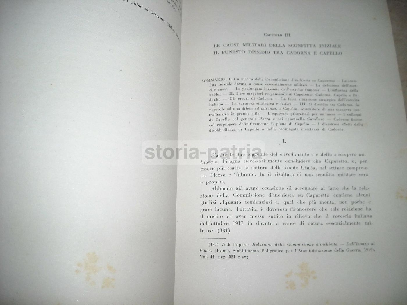 Caporetto Nella Leggenda E Nella Storia Di Saverio Cilibrizzi (1947)