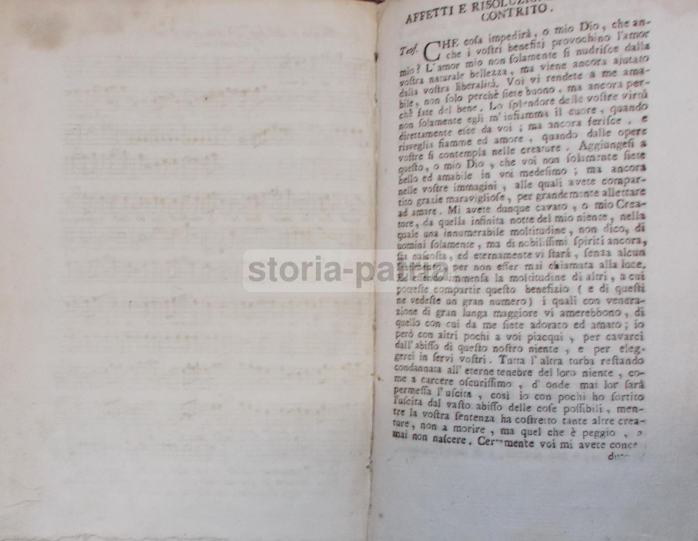 Affetti Di Un Cuor Pentito Nicola Molinari 1787 Salmo Parafrasi