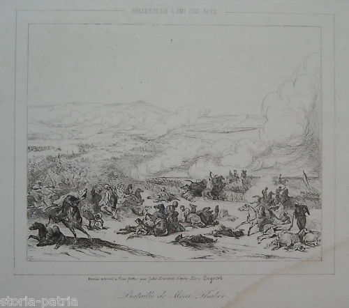 Battaglia Di Monte Tabor, Cogniet, Duvaux. Acquaforte Antica, 1800