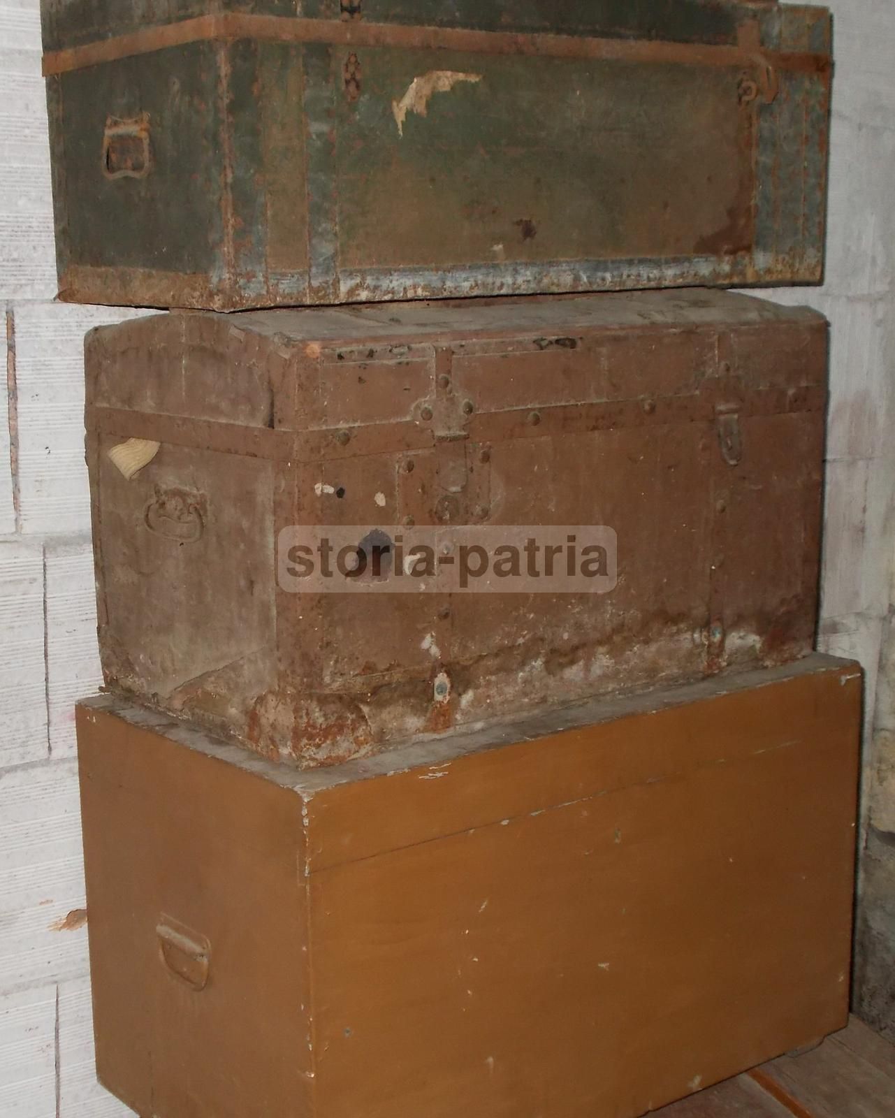 6 Antichi Bauli Da Viaggio Militari. Napoli, Fine '800   Primi '900