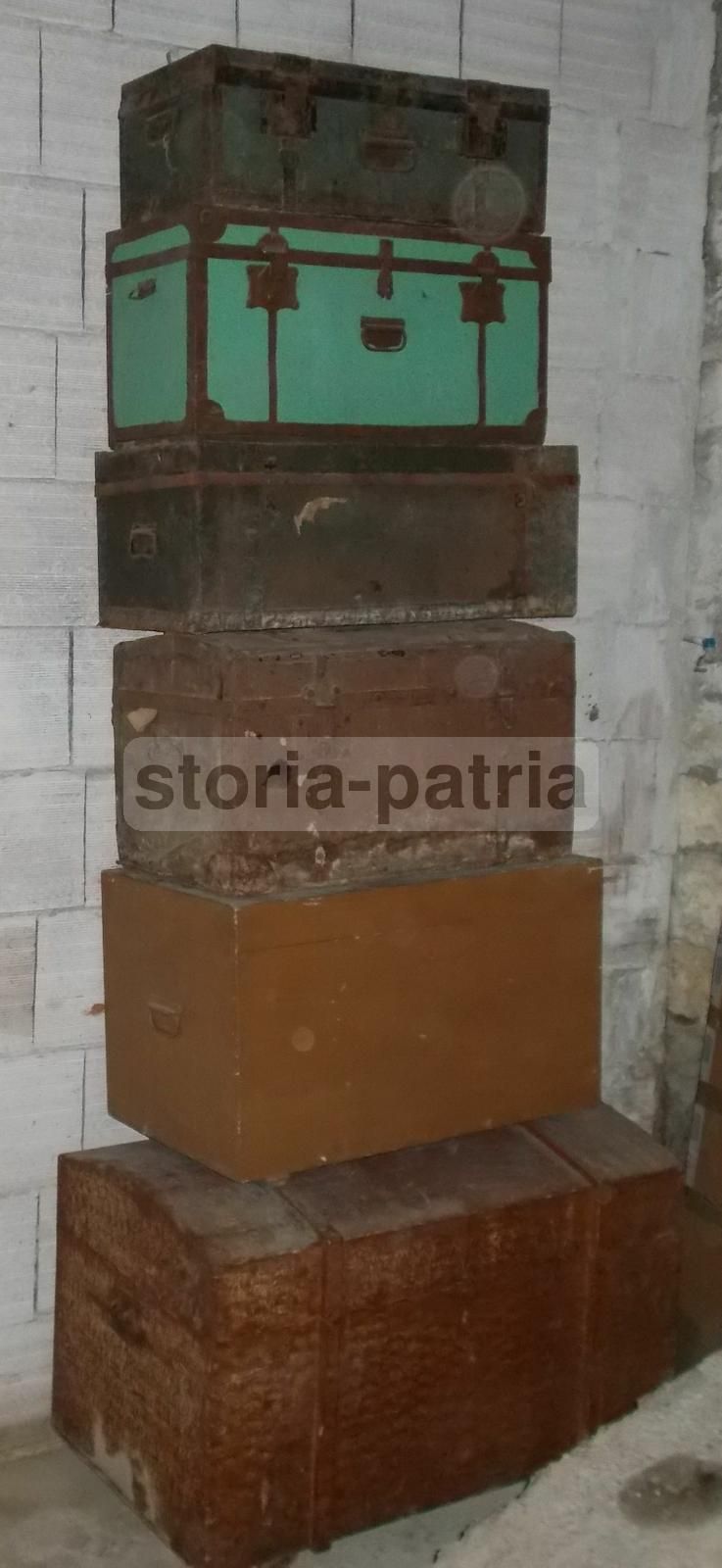 6 Antichi Bauli Da Viaggio Militari. Napoli, Fine '800   Primi '900