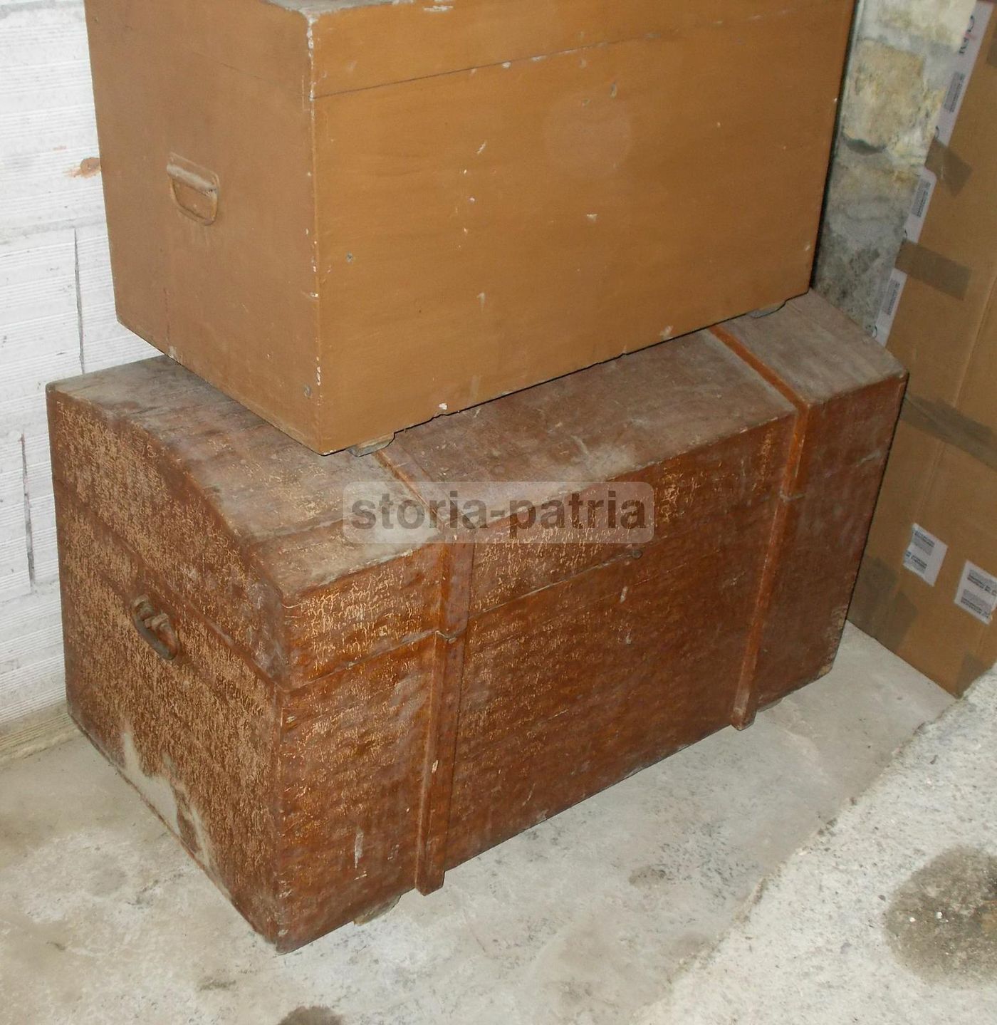 6 Antichi Bauli Da Viaggio Militari. Napoli, Fine '800   Primi '900