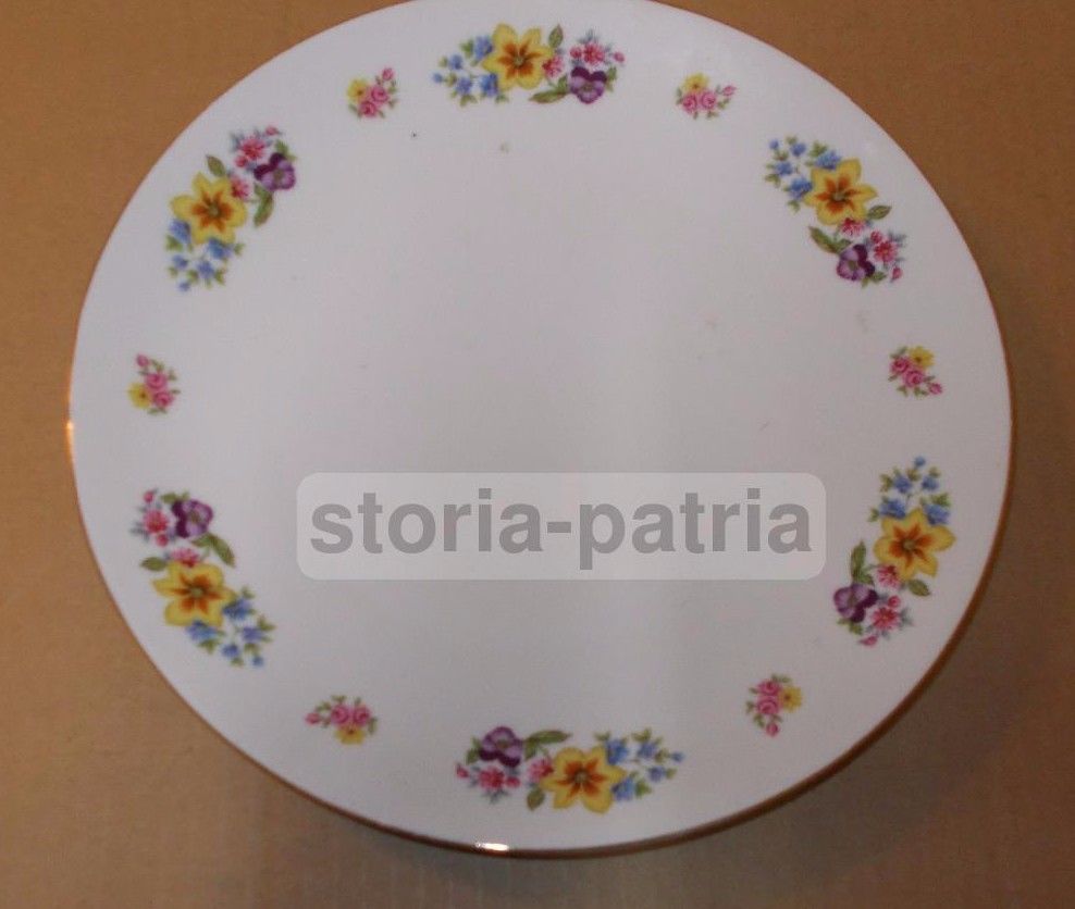 Piatto In Porcellana Seltmann Weiden Bavaria Con Decoro Floreale