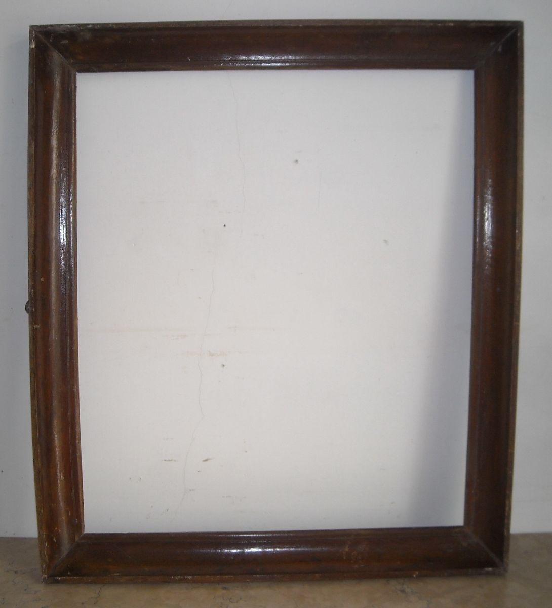 Cornice Antica In Legno Massello 68x79 Cm Epoca '800 Italiana