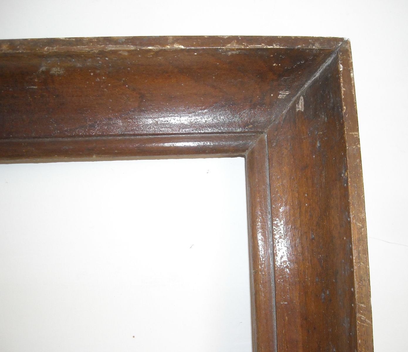 Cornice Antica In Legno Massello 68x79 Cm Epoca '800 Italiana