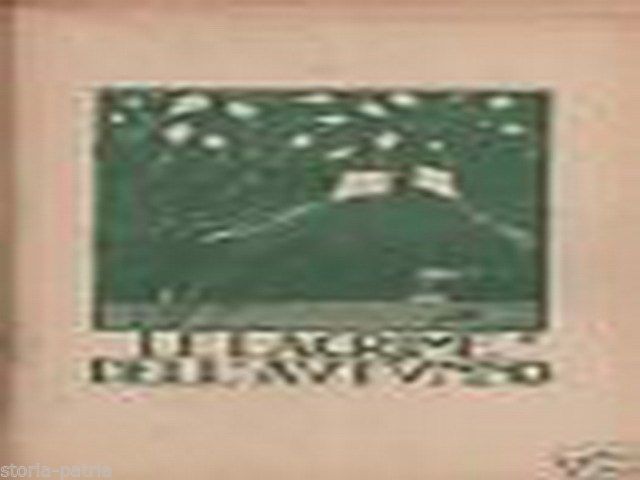 Francesco Gamba: Le Lacrime Dell'Autunno. Xilografia Originale Con Nave E Aquiloni, Anni '20