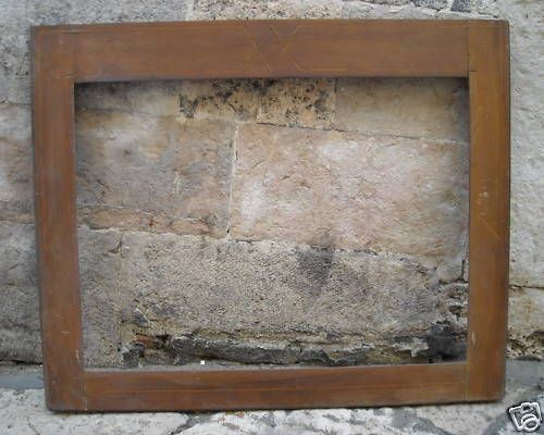 Cornice Decorativa d'Epoca In Noce Intarsiato, Primi '900