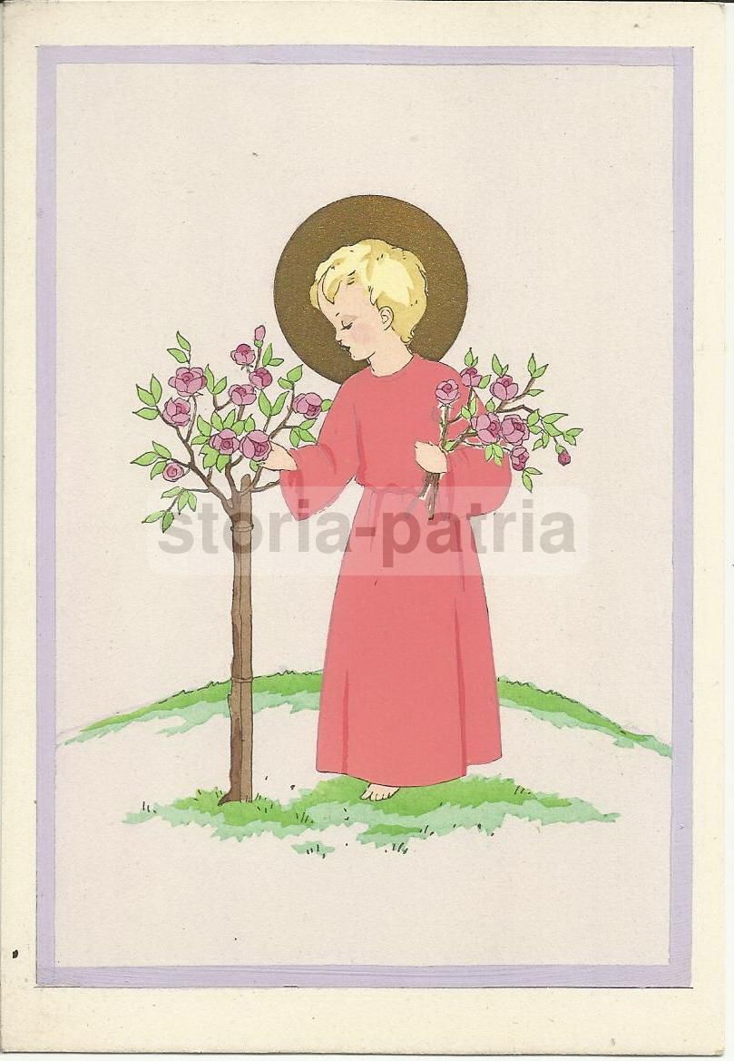 Cartolina Artistica Religiosa Gesù Bambino Ars Nova Anni '50