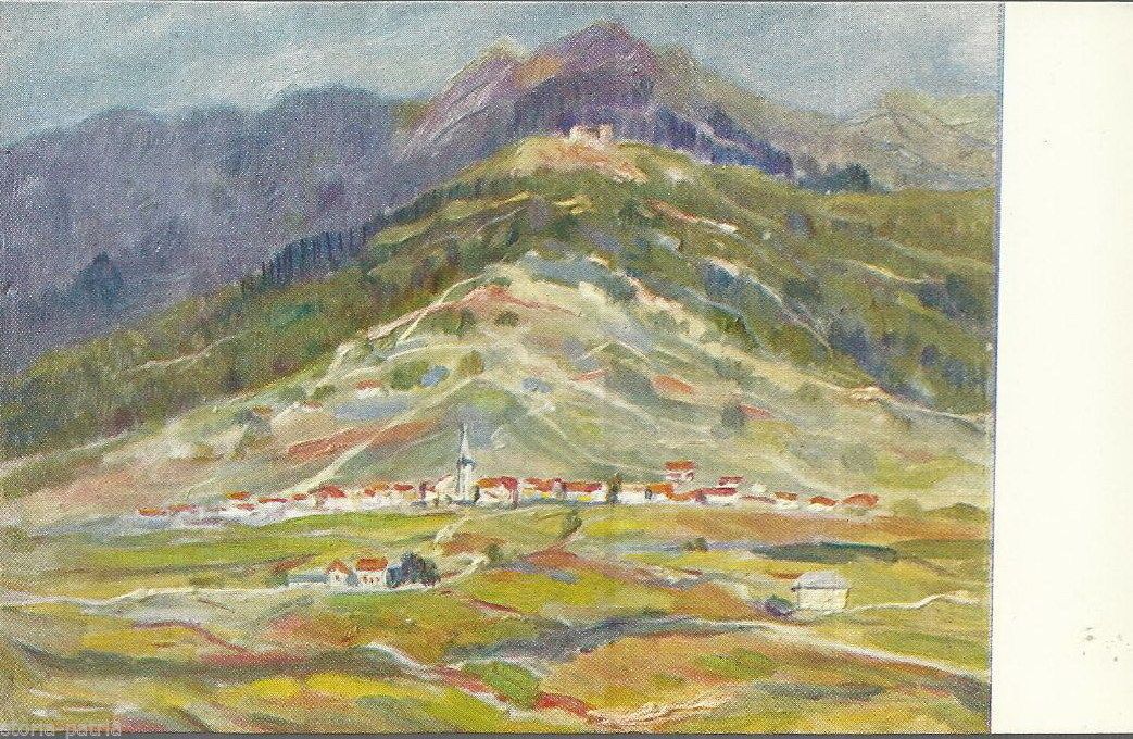 Cartolina Altipiano d'Asiago, Camporovere E Monte Zebio, U. Giovanetti