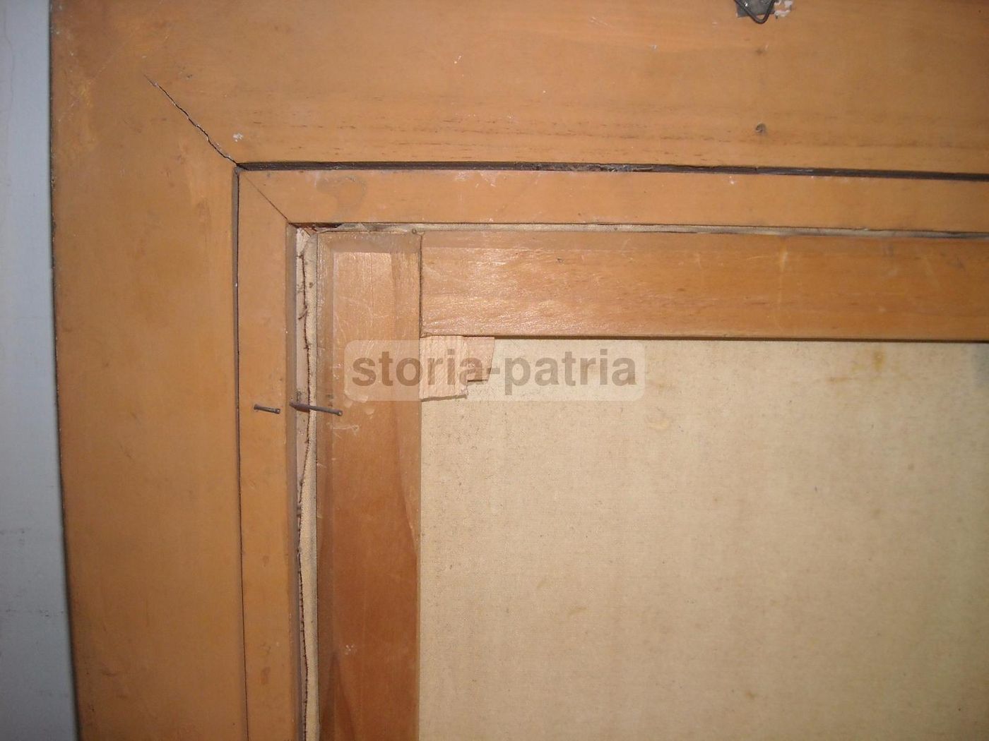 Dipinto Olio Su Tela L. Colli, Scena Popolare Con Anziana Filatrice