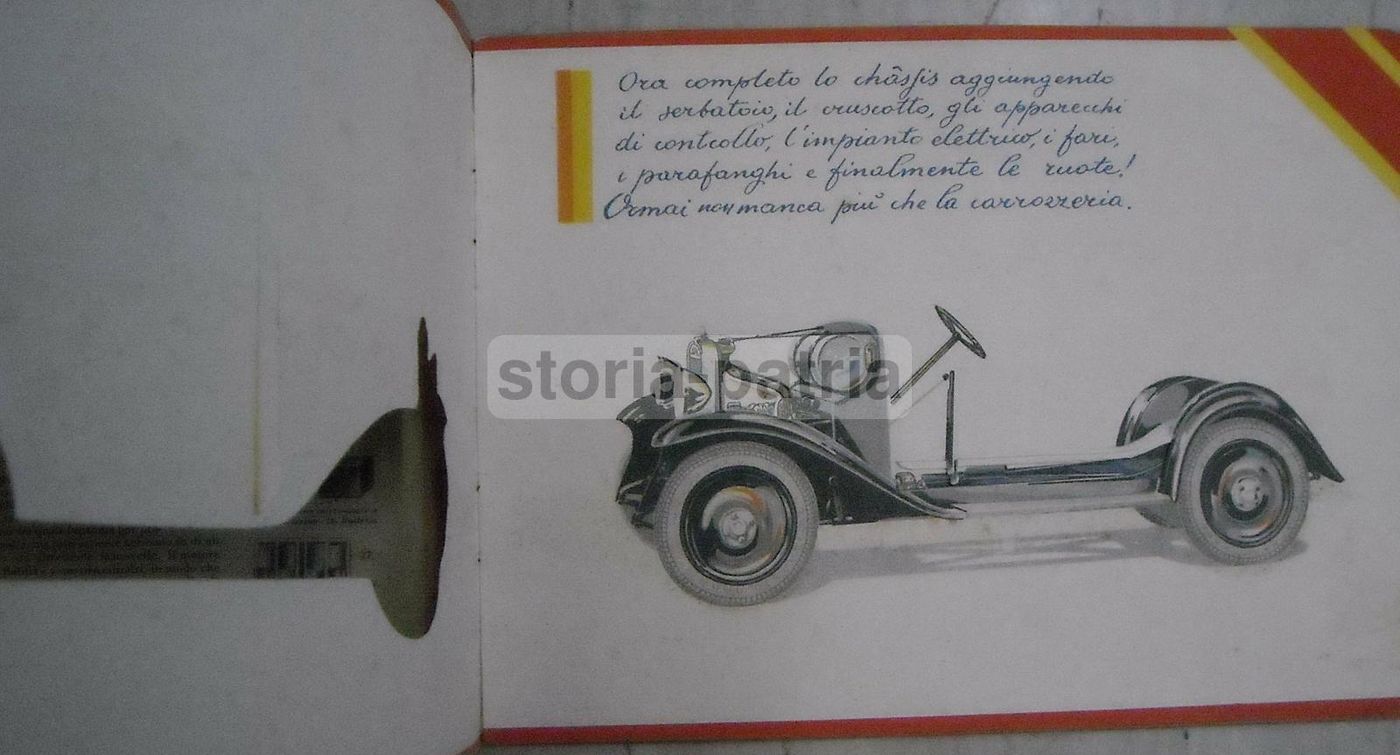 Balilla Fiat 1932: Pubblicazione Futurista Lingotto Torino
