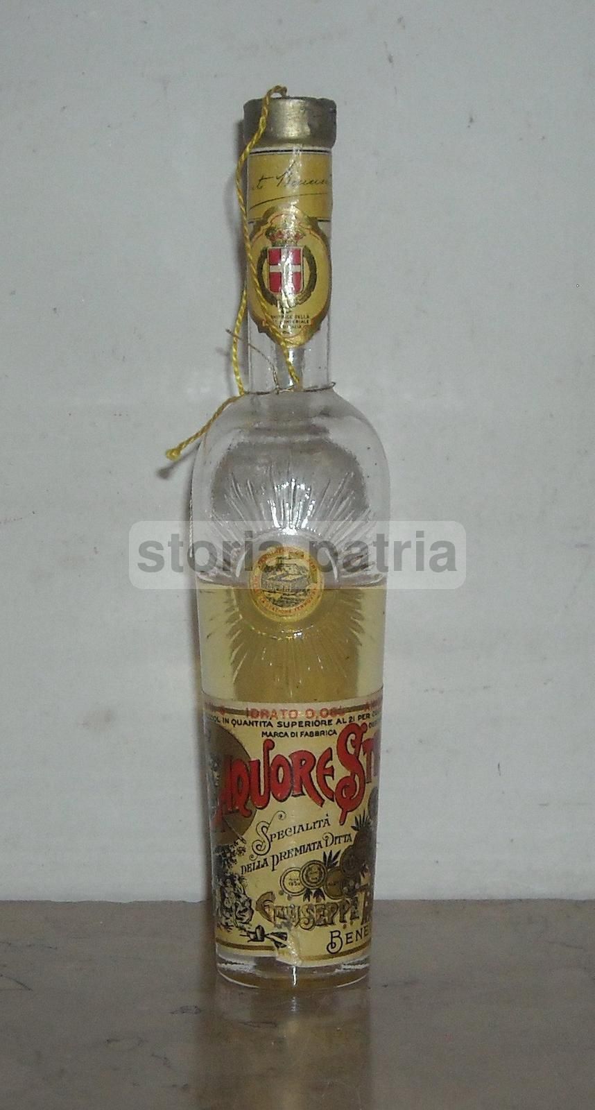 Bottiglia Mignon Liquore Strega, Giuseppe Alberti, Benevento
