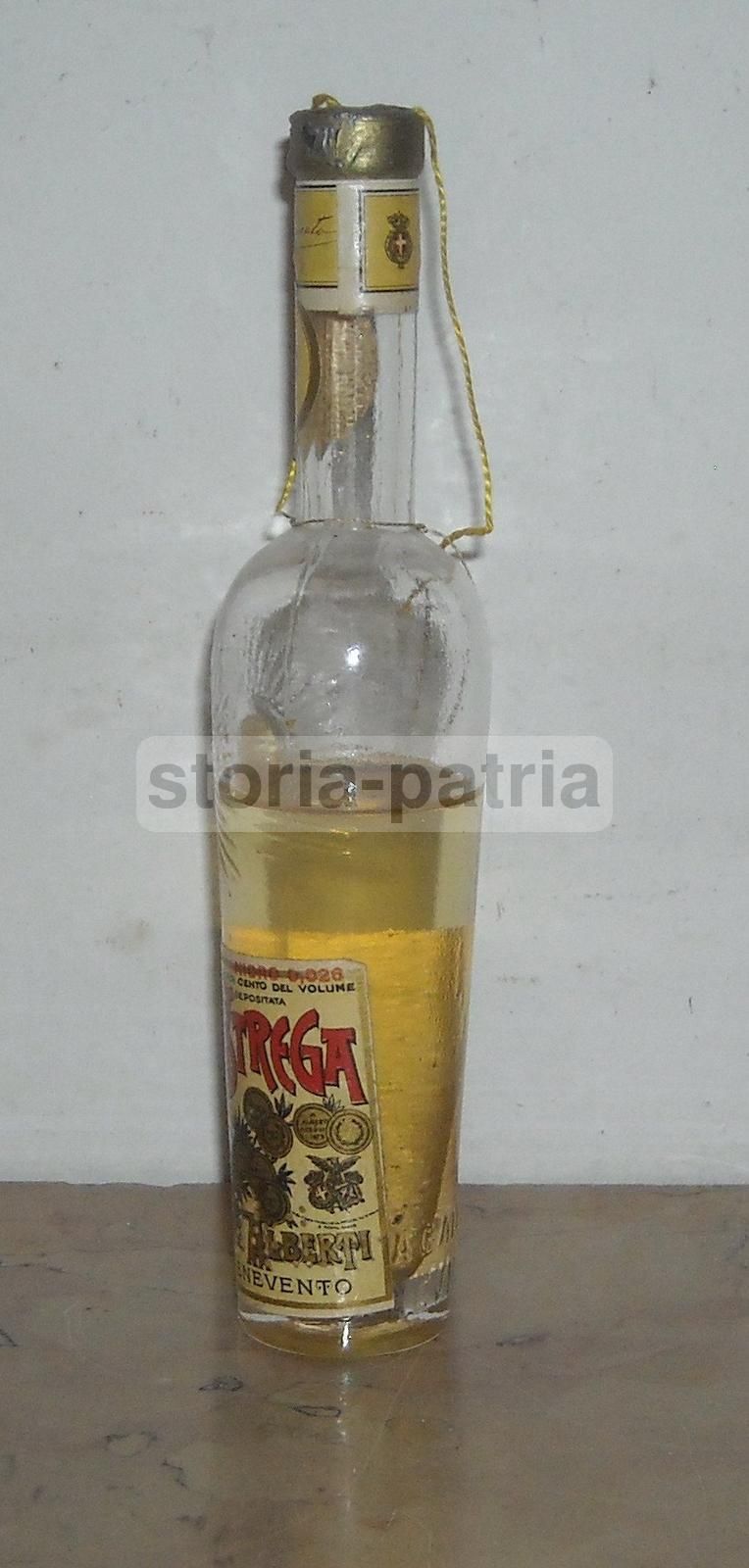 Bottiglia Mignon Liquore Strega, Giuseppe Alberti, Benevento