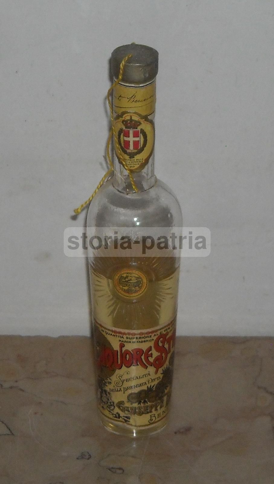 Bottiglia Mignon Liquore Strega, Giuseppe Alberti, Benevento