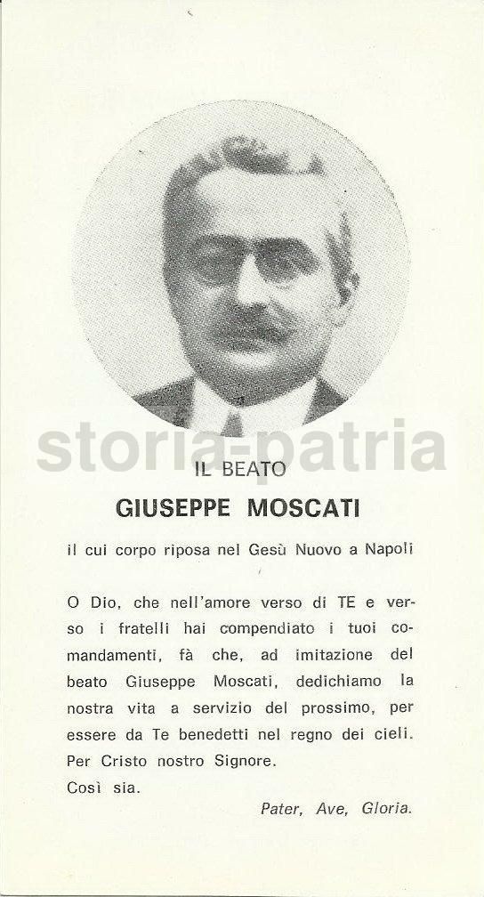 Santino Del Beato Giuseppe Moscati, Napoli, Benevento. Medicina E Religione
