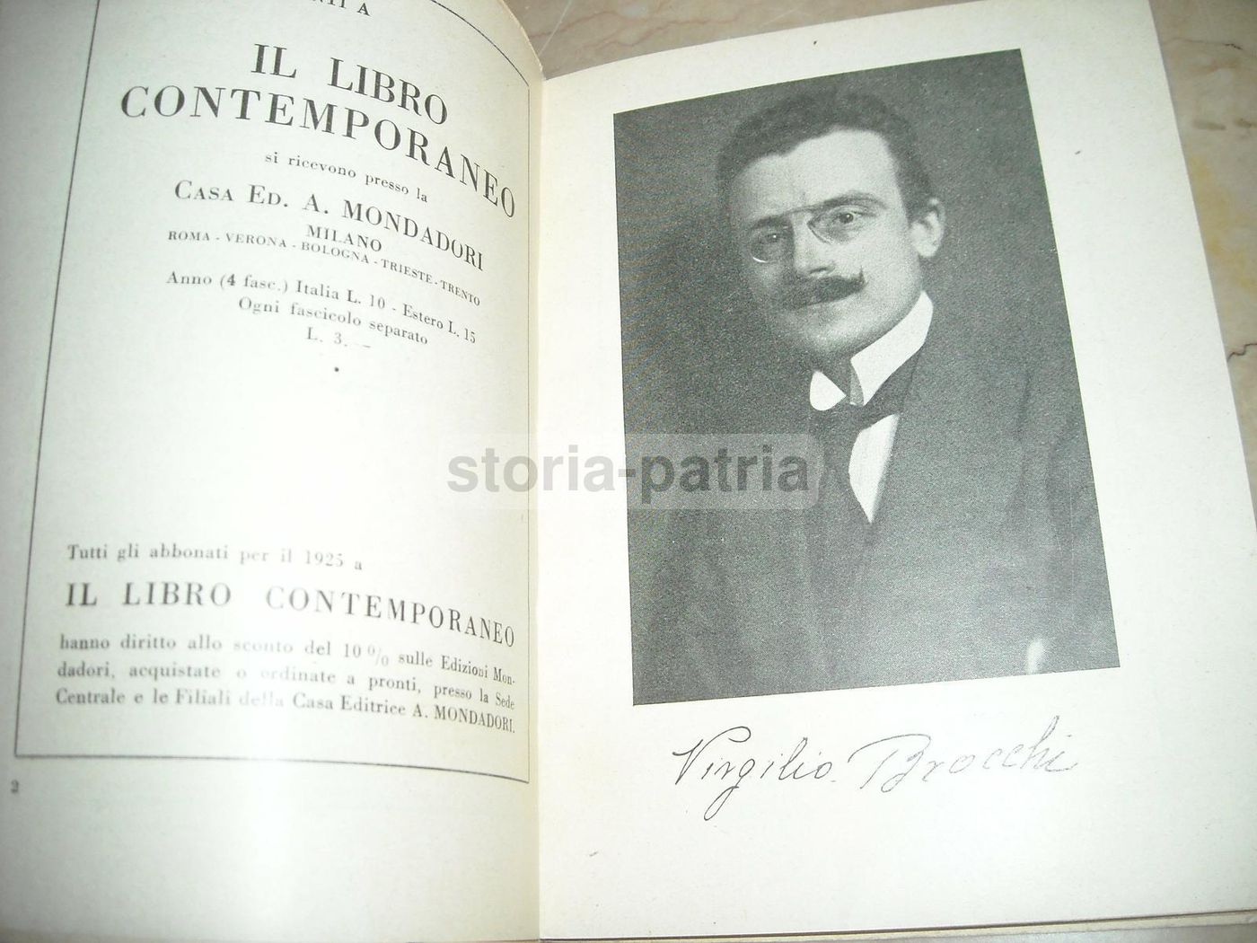 Il Libro Contemporaneo: Rassegna Letteraria Bibliografica Mondadori 1925