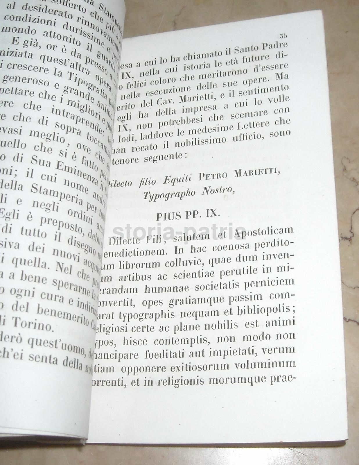 Galeotti Della Tipografia Poliglotta Di Propaganda 1866 Bodoni Rara Edizione