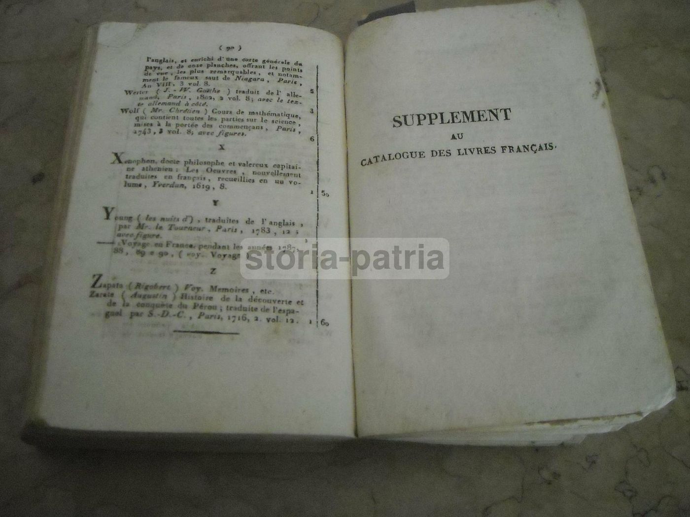 Catalogo Librario Luigi Marotta, 1826, Napoli. Edizioni Aldine E Incunaboli