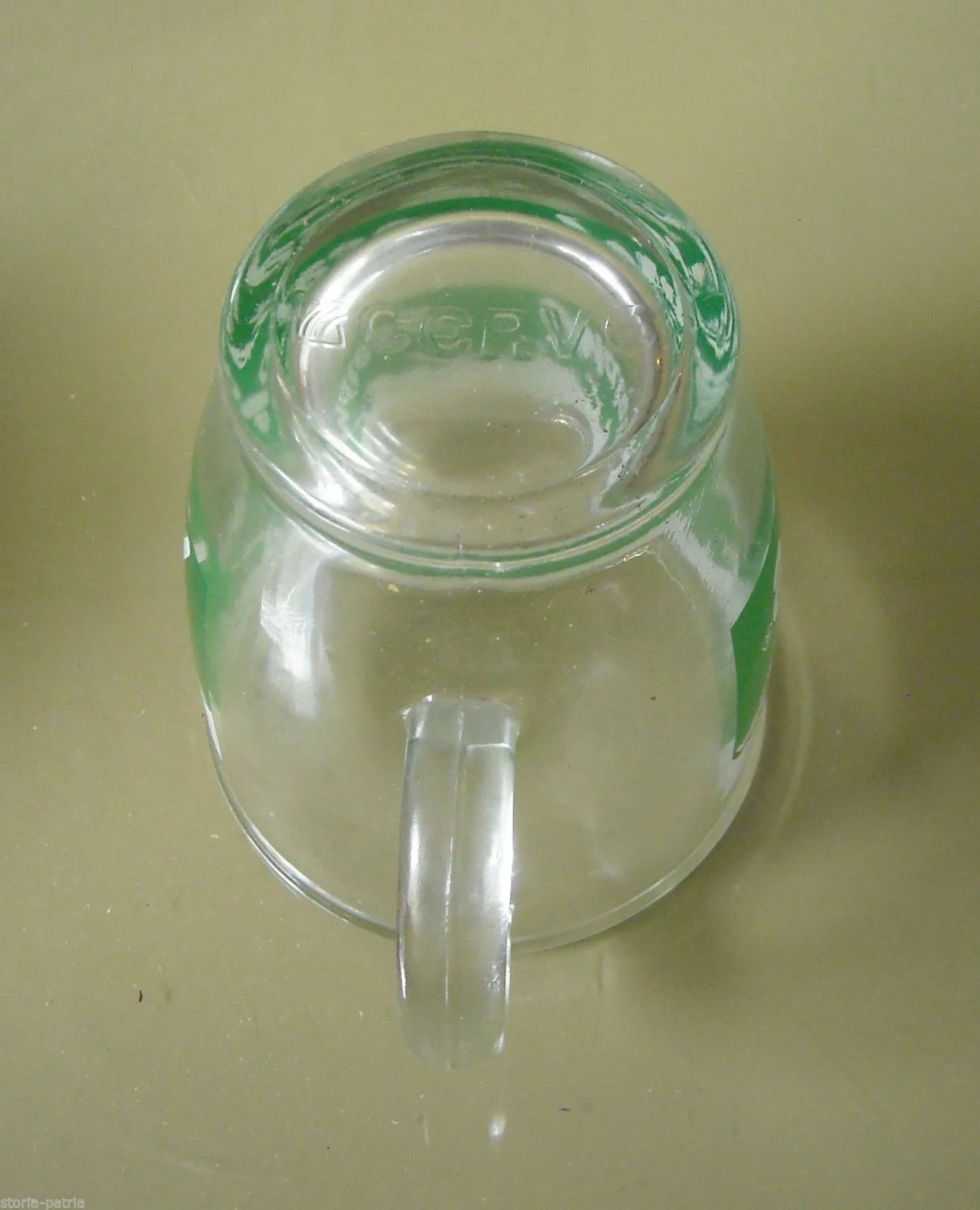 Matese Cerve Advertising Glass, Vintage 1980s