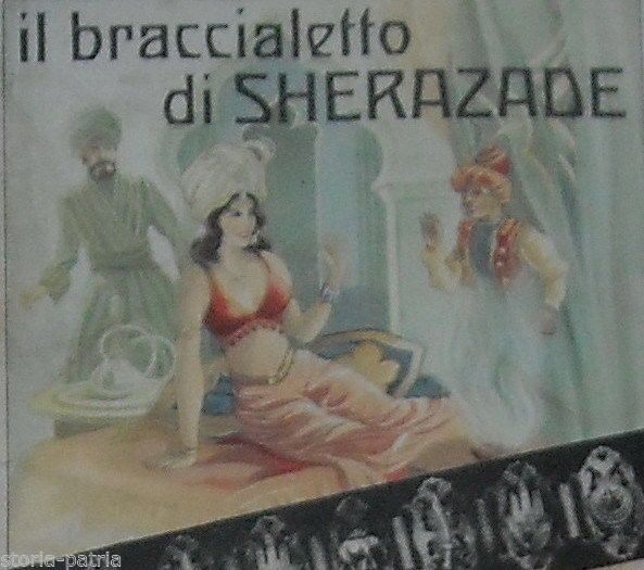 Locandina Pubblicitaria Braccialetto Sherazade Royal Anni '50