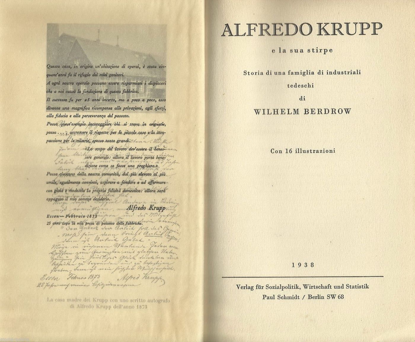 Alfredo Krupp E La Sua Stirpe, Berdrow 1938, Storia Industriali
