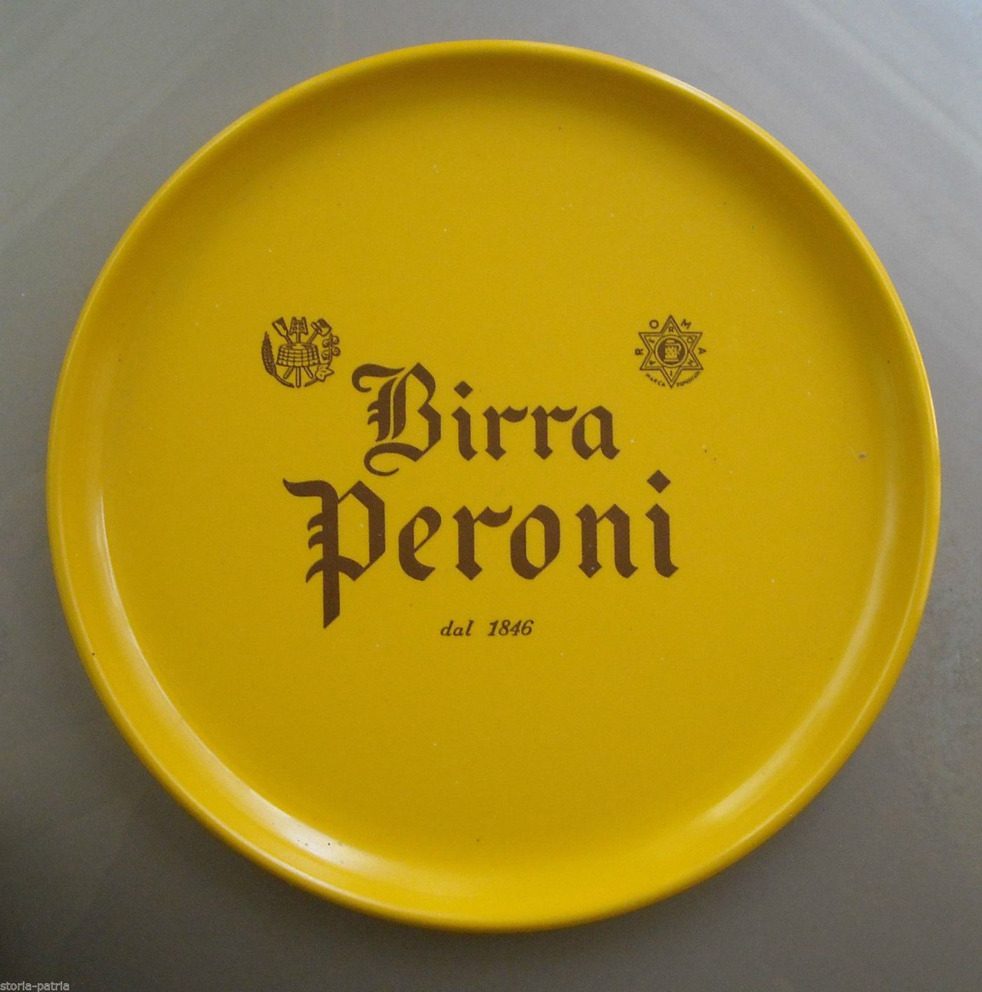 Vassoio Pubblicitario Birra Peroni Vintage Anni '60 '70 Mebel Roma