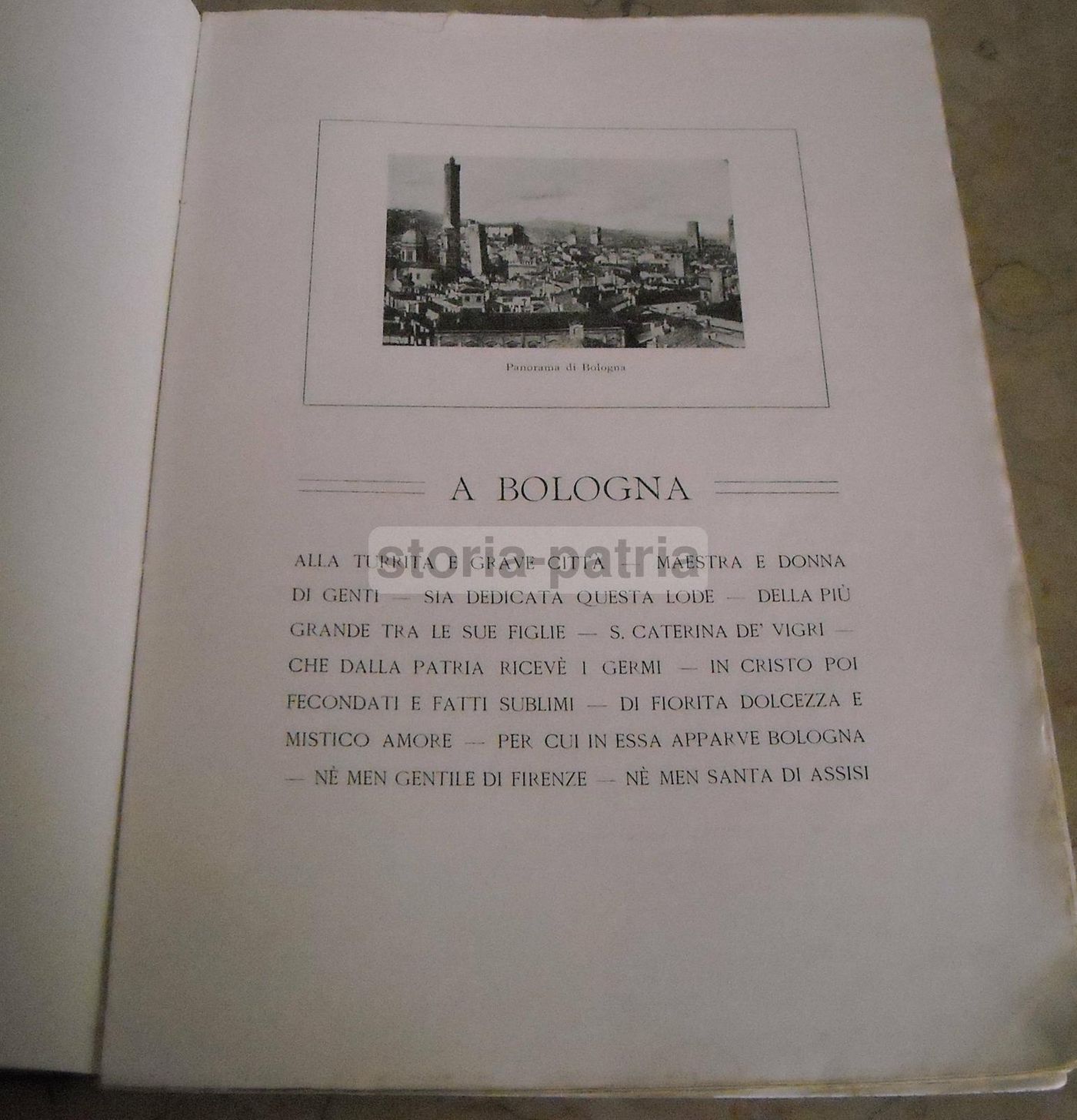 Santa Caterina De' Vegri: Bologna, 1912. Storia, Arte E Devozione