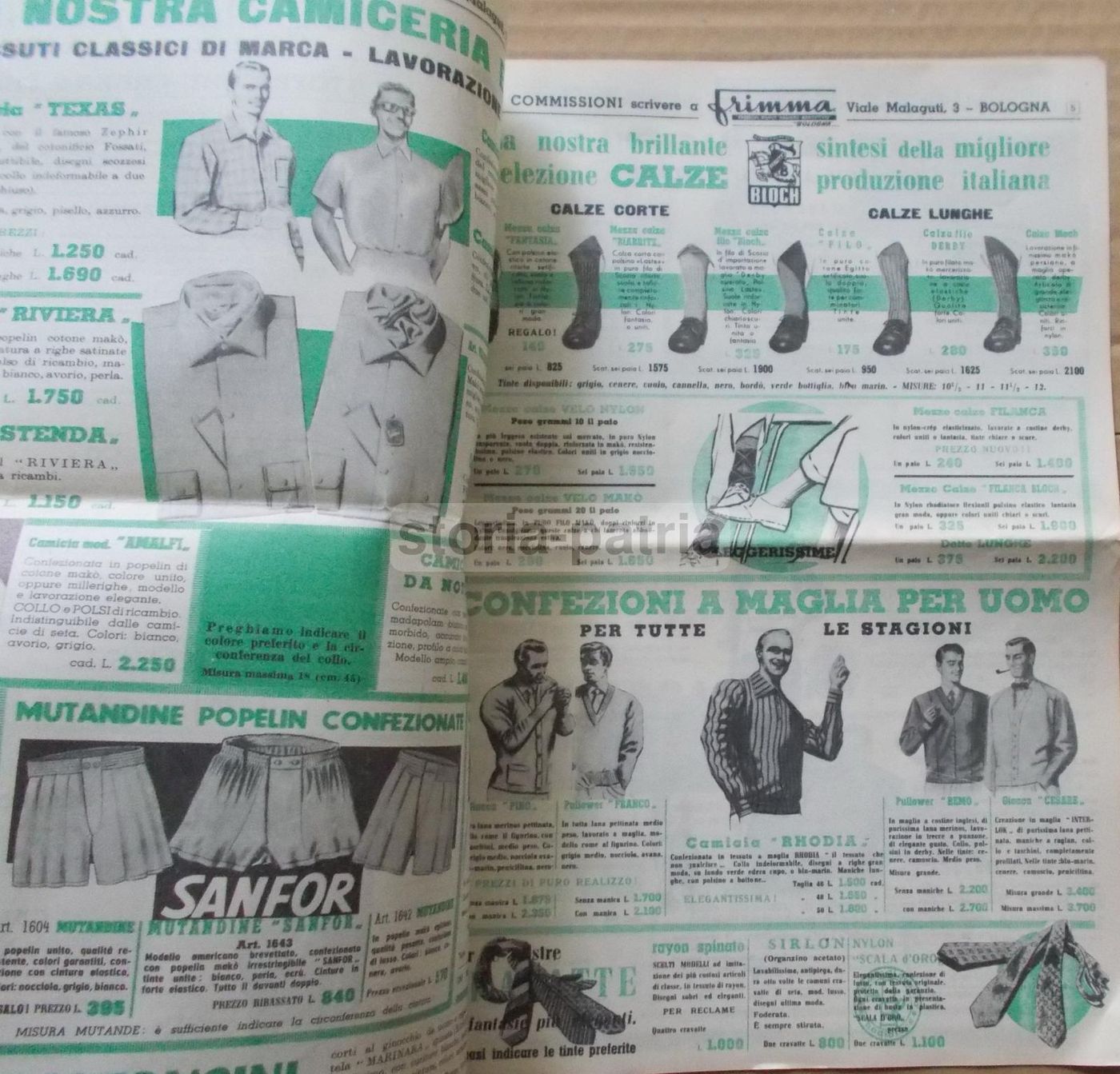Catalogo F.Ri.M.Ma. Bologna Primavera Estate 1960 Bloch Bassetti