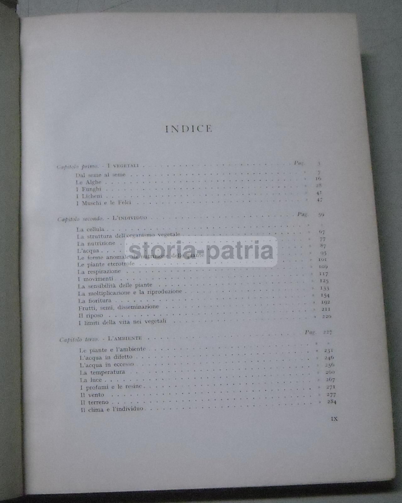 La Vita Delle Piante Di Giuseppe Gola Utet 1951 Botanica Illustrata
