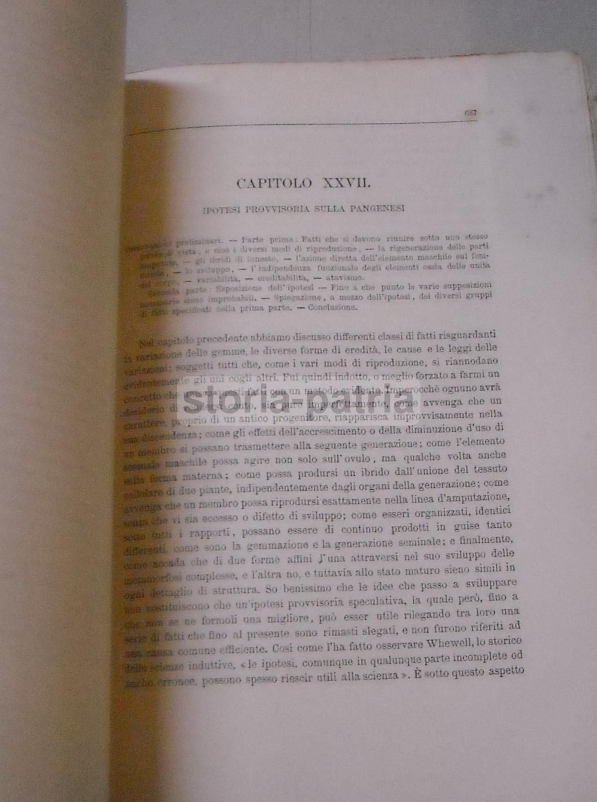 Variazione Degli Animali E Delle Piante Allo Stato Domestico   Carlo Darwin   Torino