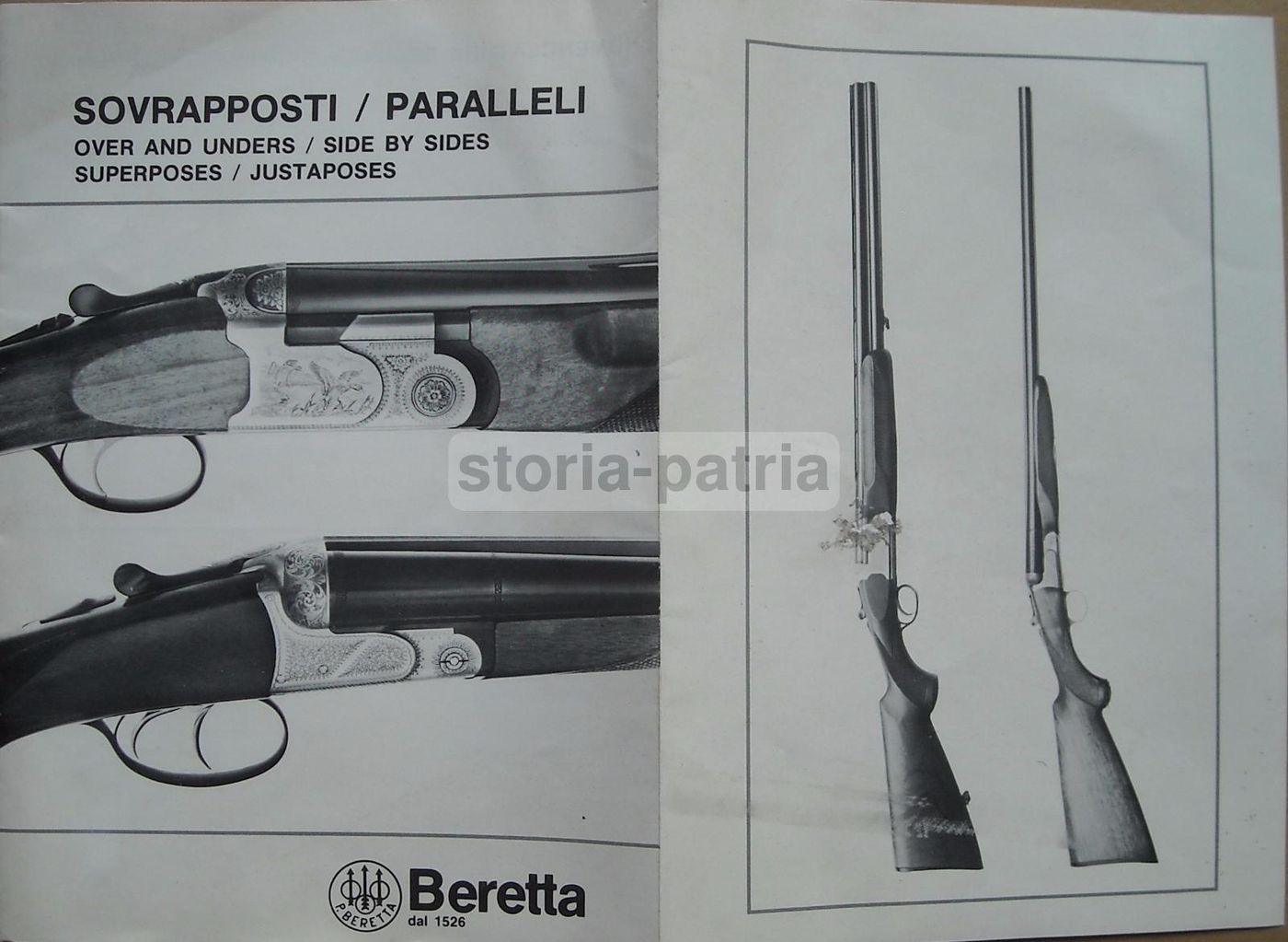 Catalogo Beretta: Fucili Da Caccia, Gardone Val Trompia, Brescia