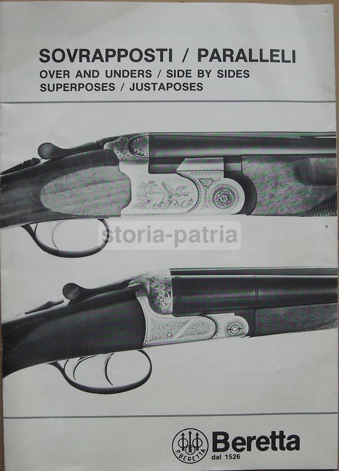 Catalogo Beretta: Fucili Da Caccia, Gardone Val Trompia, Brescia