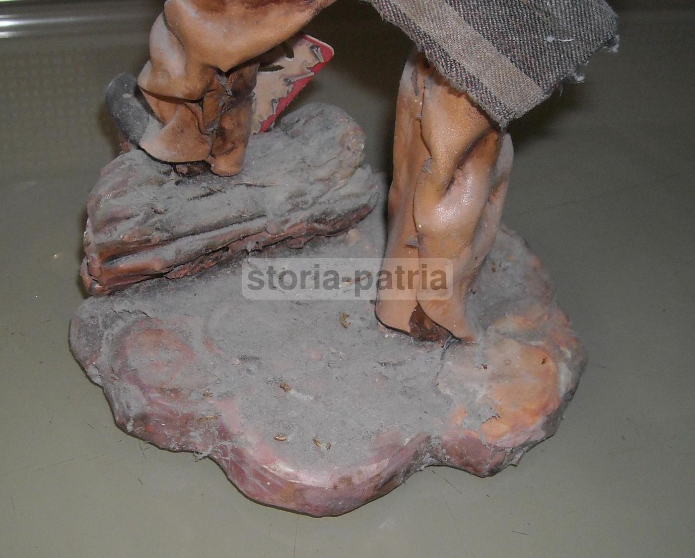 Scultura Di Brigante Con Fucile, Angela Tripi, Terracotta, Anni '50
