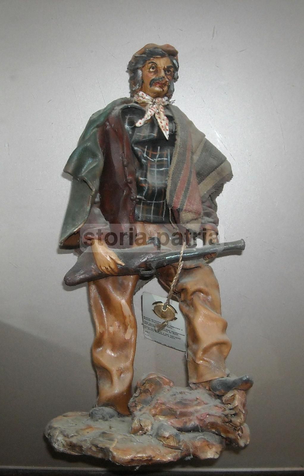 Scultura Di Brigante Con Fucile, Angela Tripi, Terracotta, Anni '50