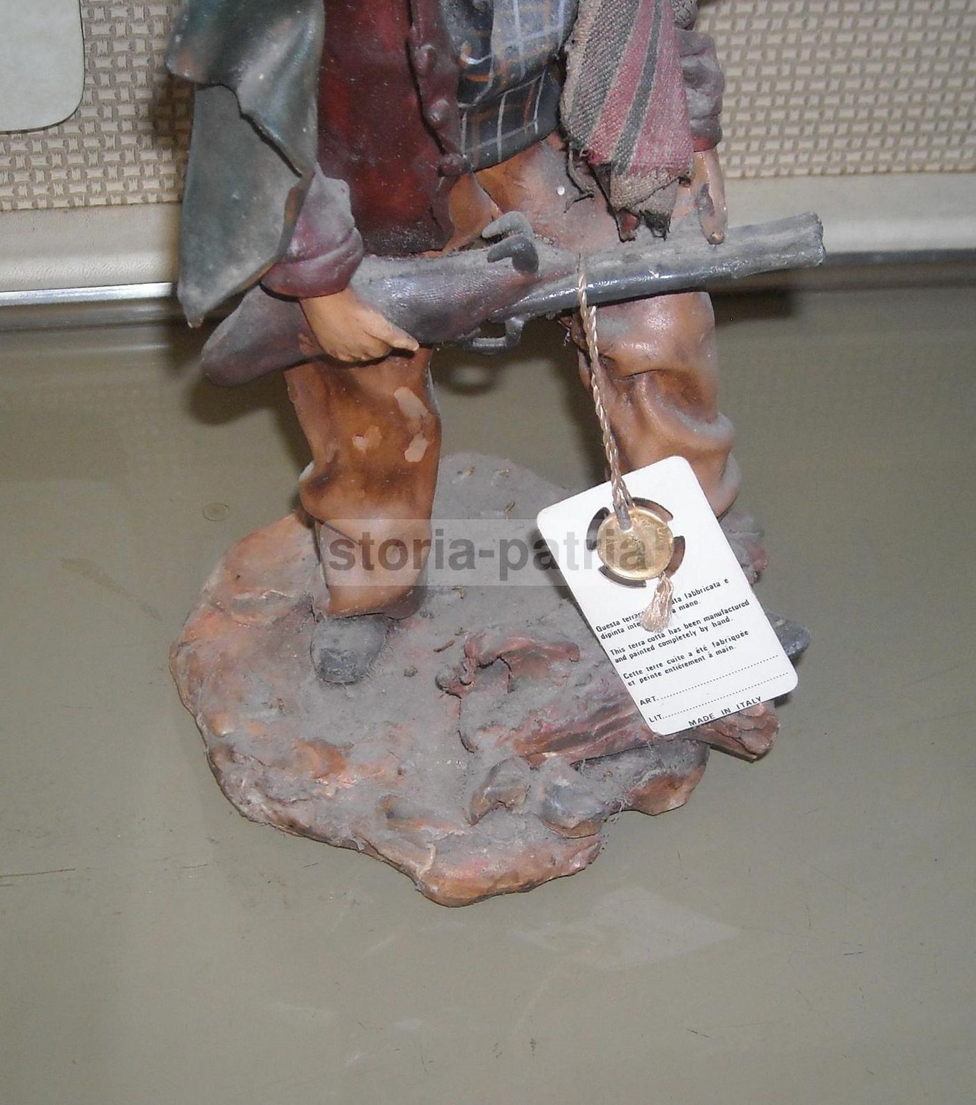Scultura Di Brigante Con Fucile, Angela Tripi, Terracotta, Anni '50