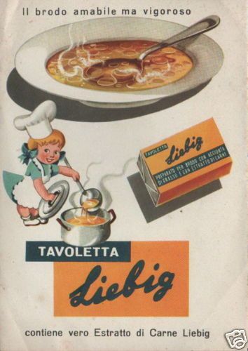 Pubblicità Vintage Estratto Di Carne Liebig Anni '50