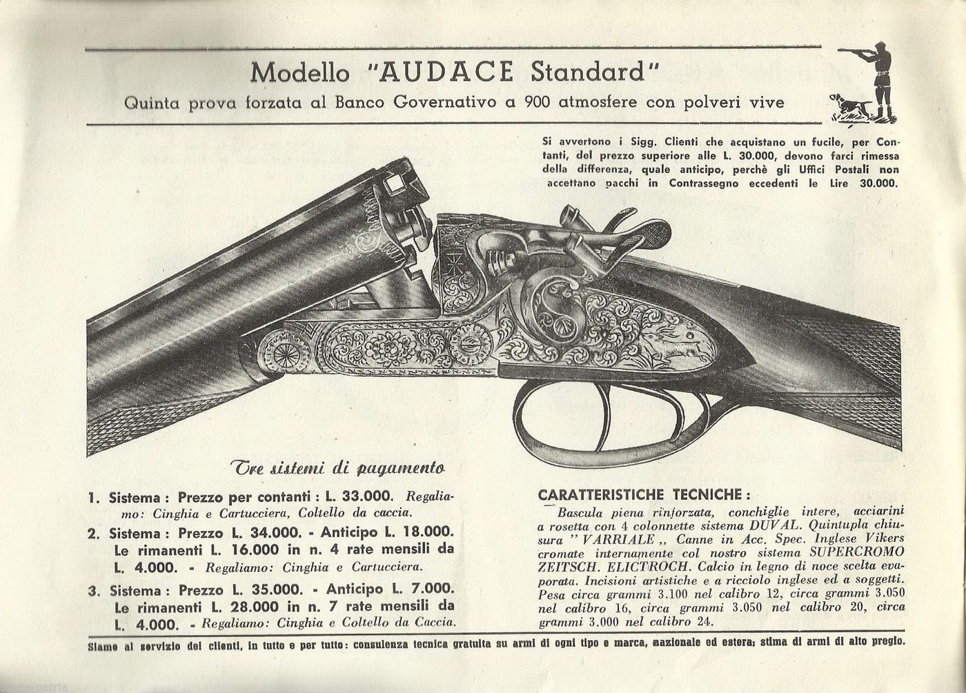 Catalogo Fucili Manifattura Bresciana Di Noia, Anni '50