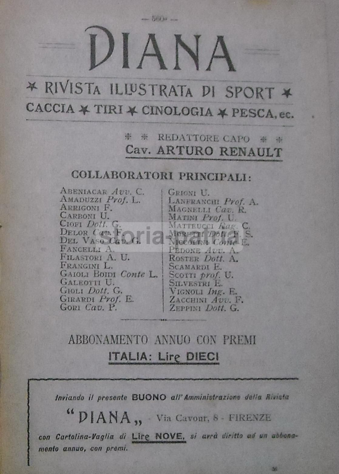 Pubblicità Joseph Lang & Son, Fucili Da Caccia, Londra 1907, Rivista Diana