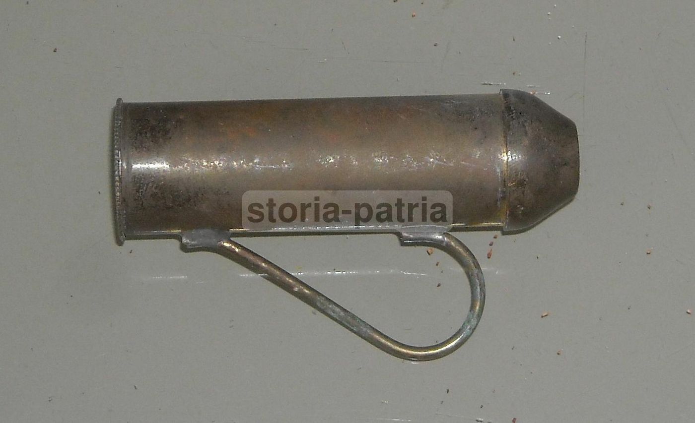 Oggetto Da Caccia Antico In Ottone Con Scala Graduata, Primo '900