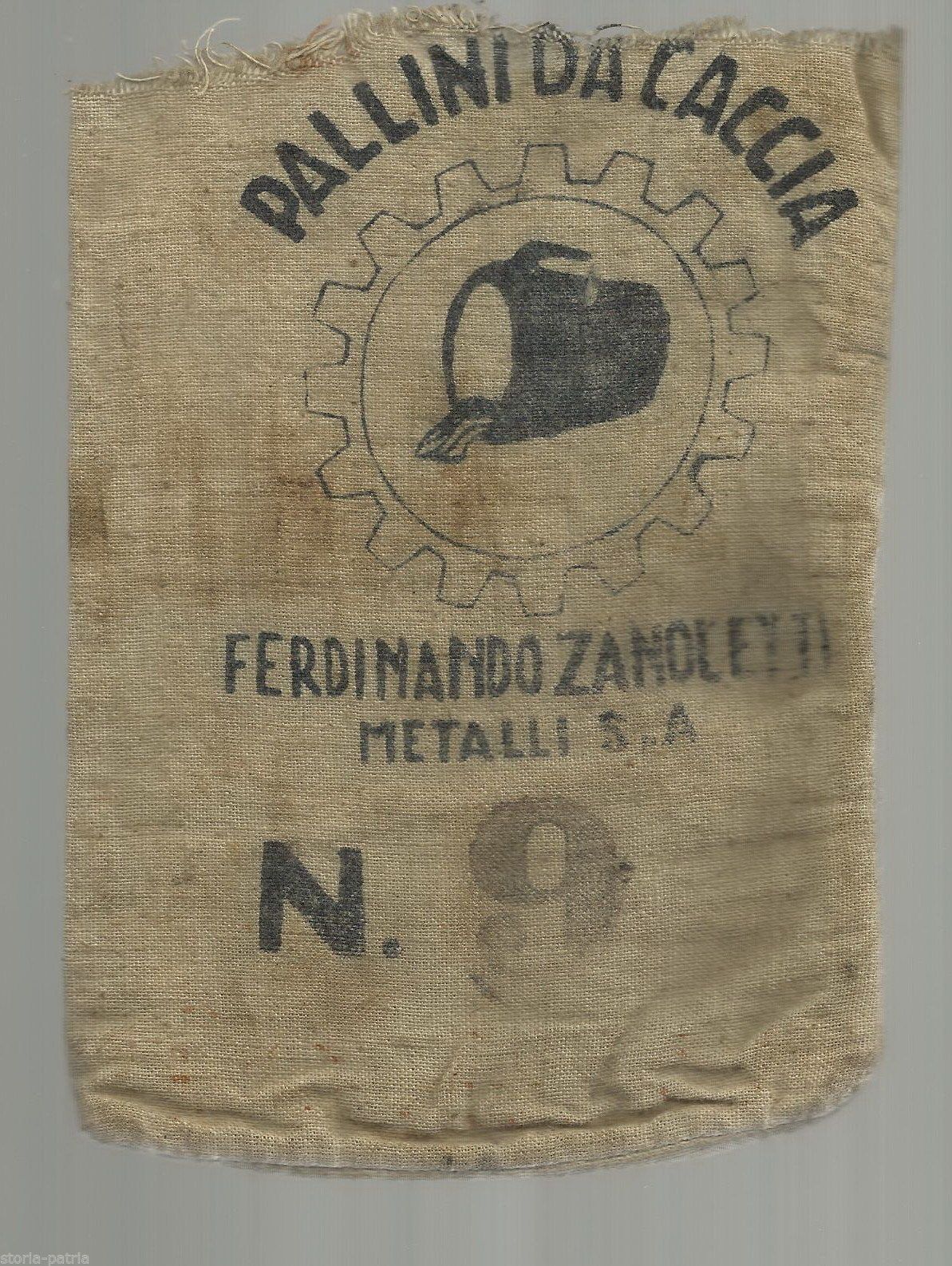 Sacchetto Pubblicitario Pallini Zanoletti Anni '50