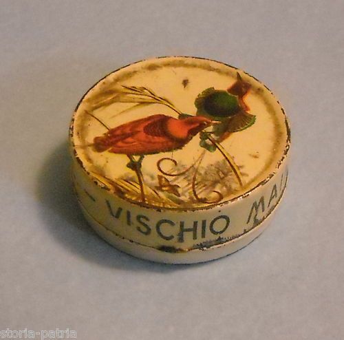 Scatola Vischio Maine Per Caccia Uccelli Anni '50