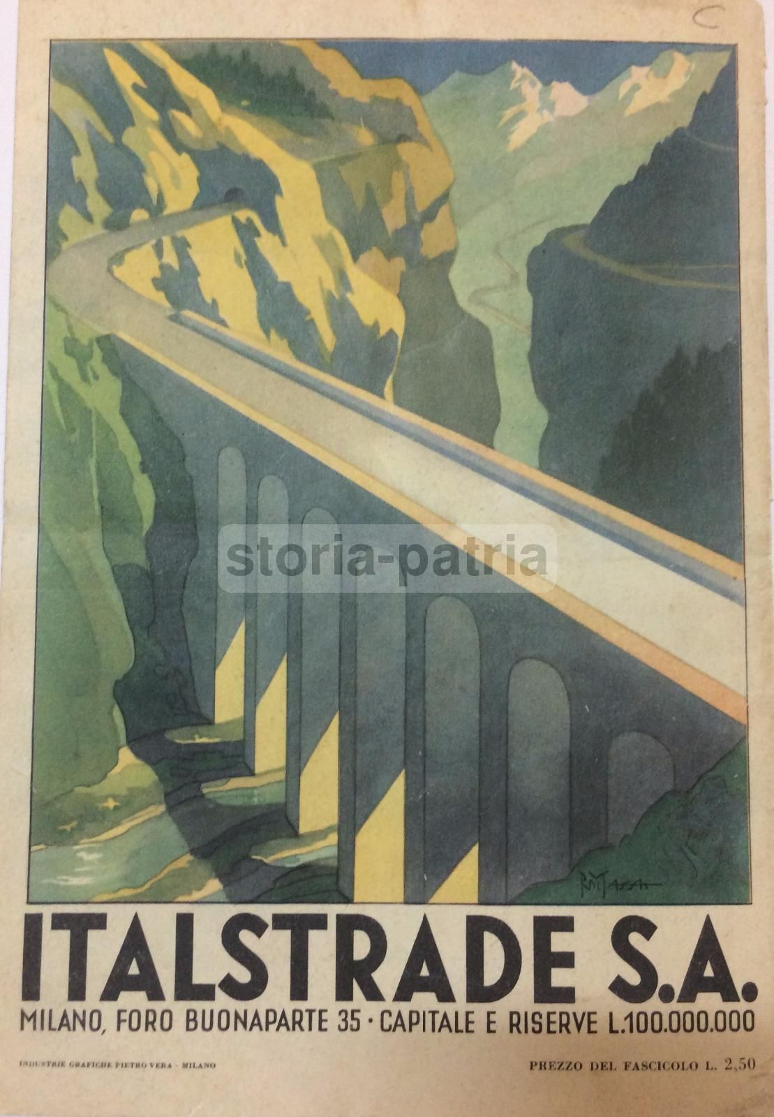 Pubblicità Italstrade, BNL E Cartucce Bombrini Parodi Delfino, 1943