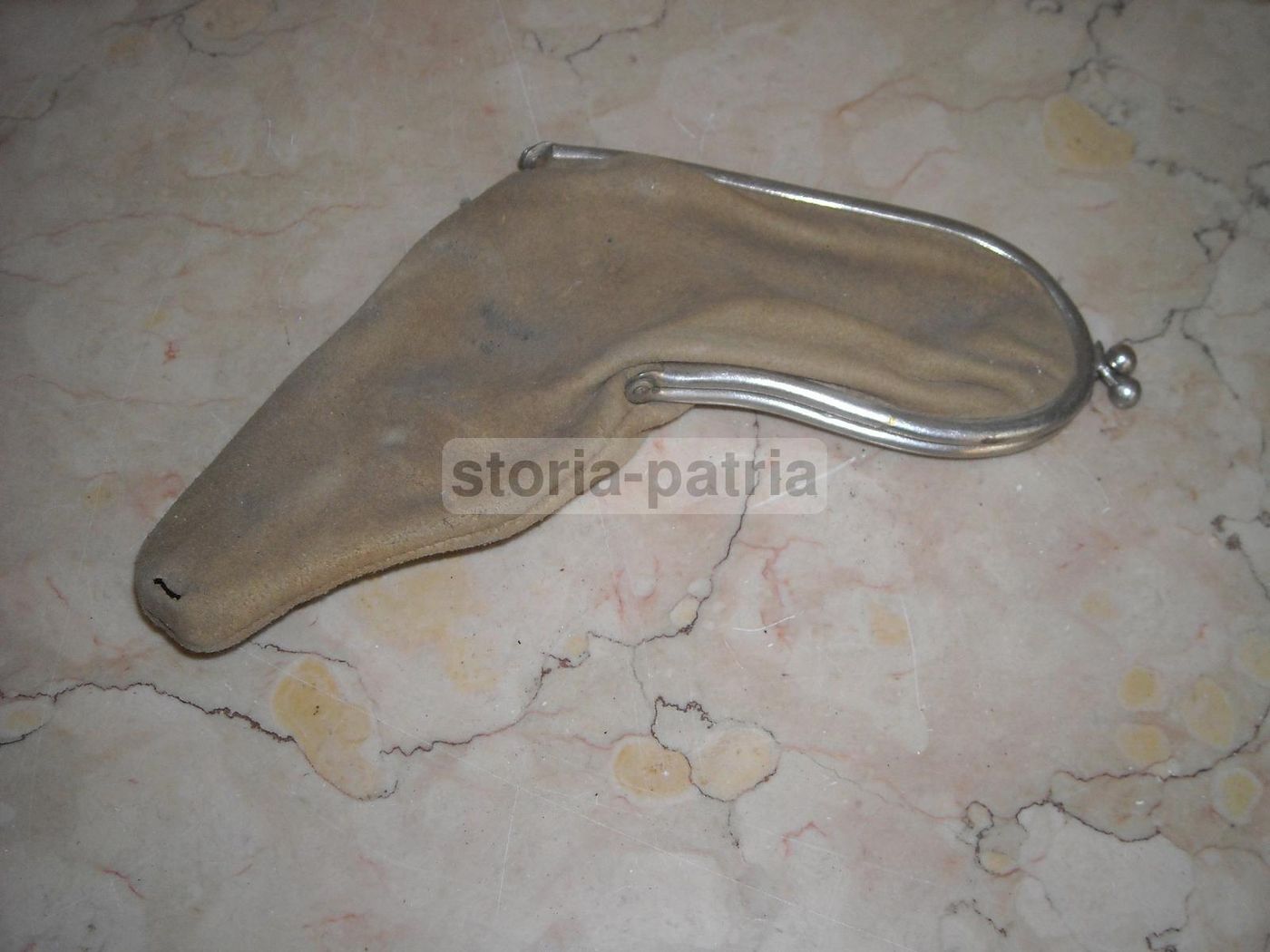 Astuccio Fondina d'Epoca In Pelle Per Pistola Da Donna, Primi '900