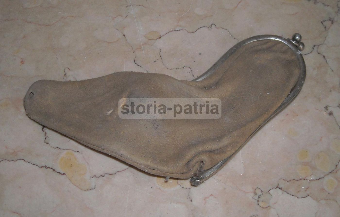 Astuccio Fondina d'Epoca In Pelle Per Pistola Da Donna, Primi '900