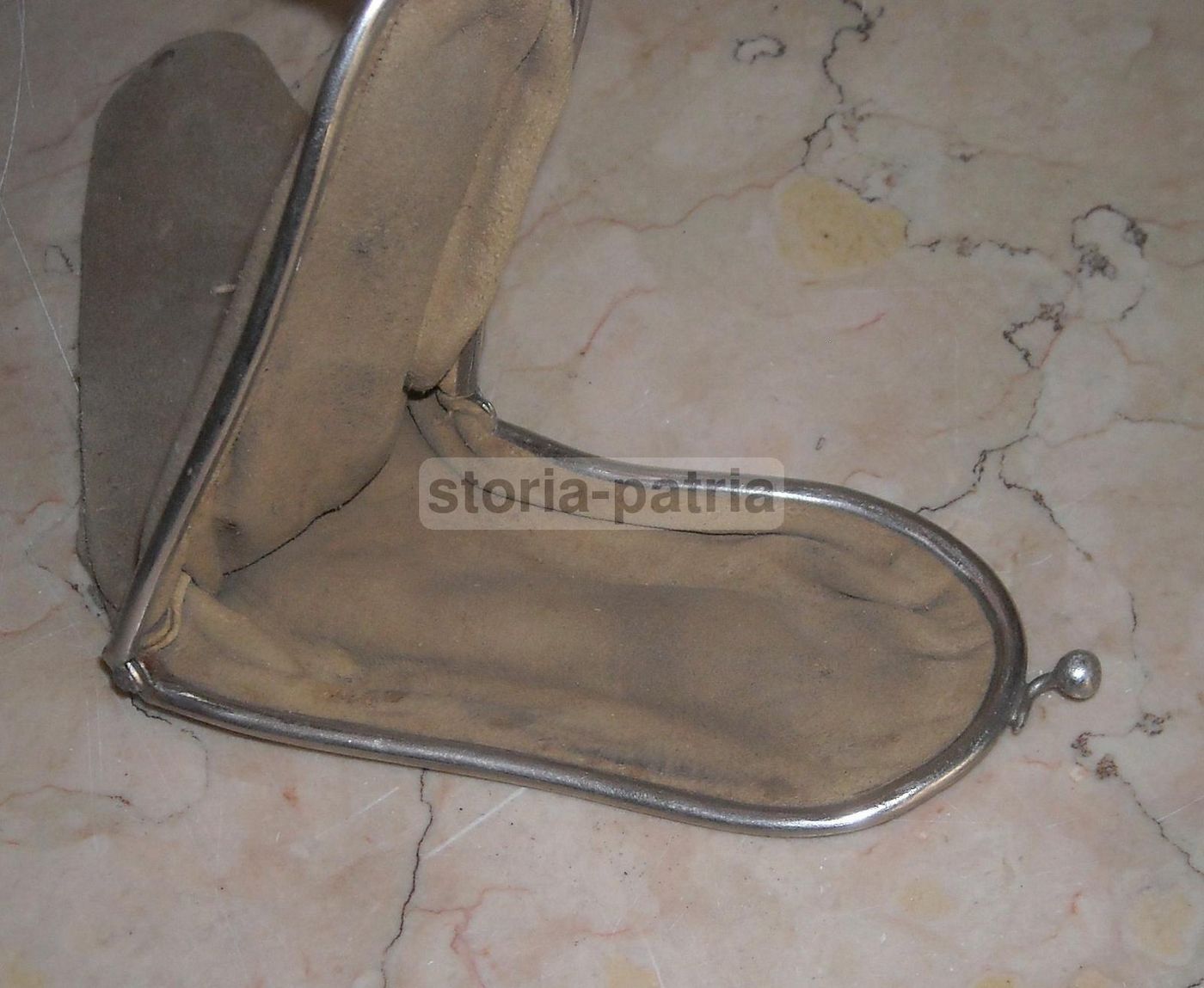 Astuccio Fondina d'Epoca In Pelle Per Pistola Da Donna, Primi '900