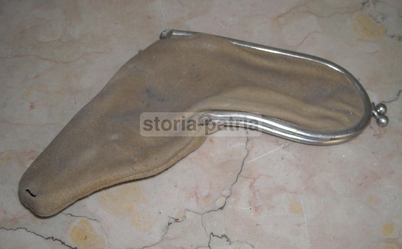 Astuccio Fondina d'Epoca In Pelle Per Pistola Da Donna, Primi '900
